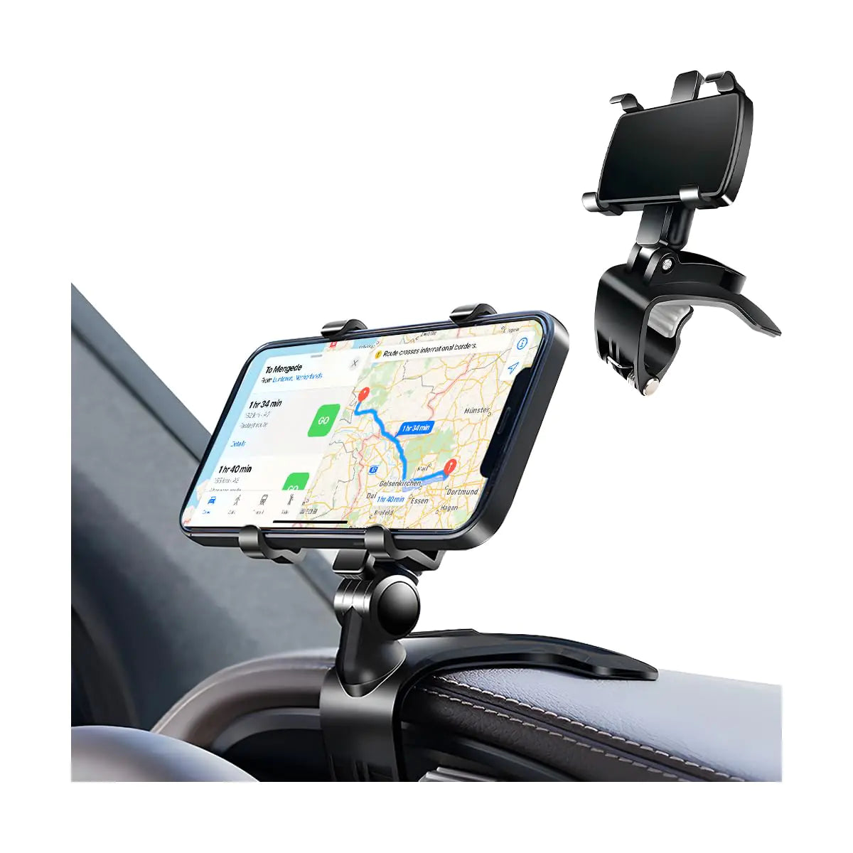 Universal Rotatable Car Phone Mount – Dashboard & Vent Holder