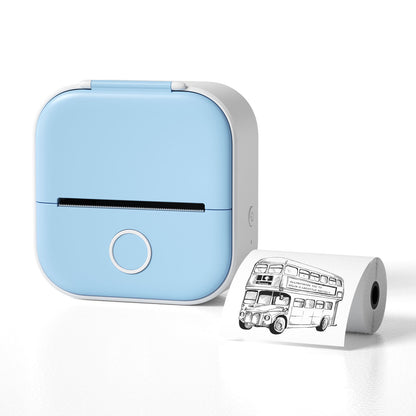 Portable Mini Thermal Label Printer – Bluetooth Inkless Pocket Printer
